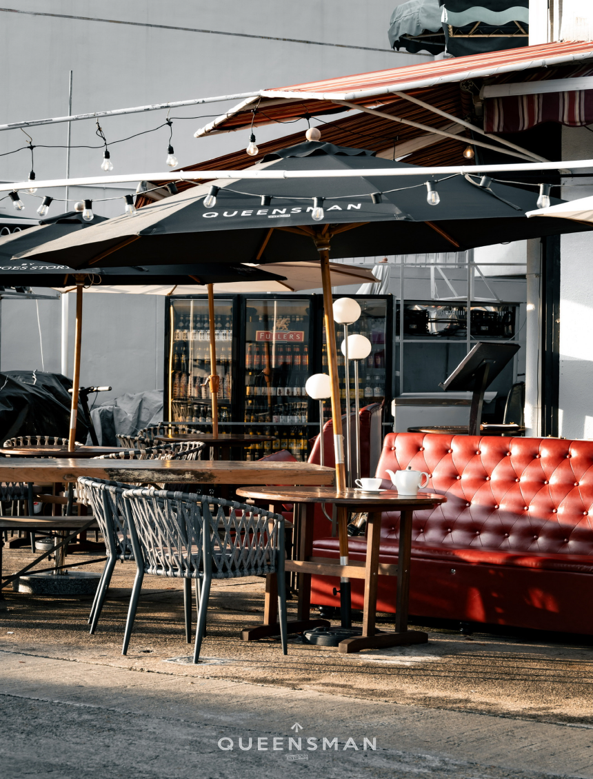 The Queensman outdoor terrace